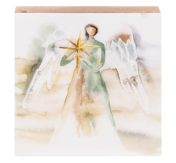 Watercolor Angel Blocks