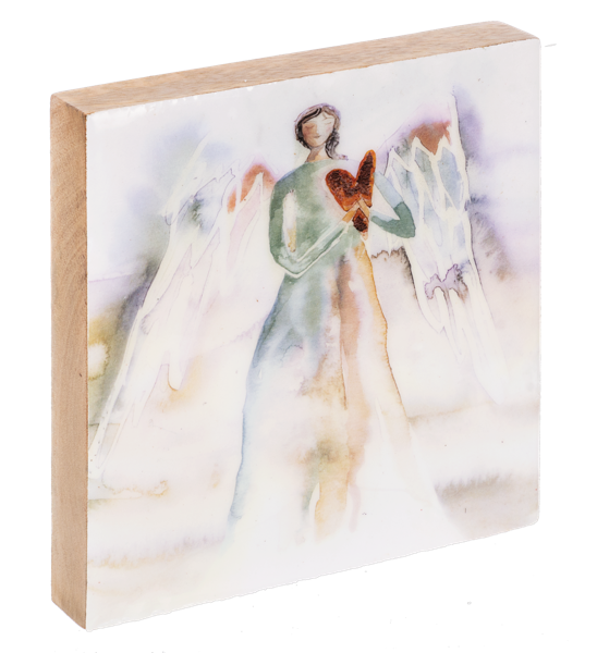 Watercolor Angel Blocks