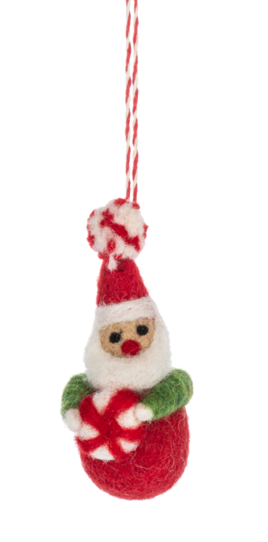 Santa Token Ornaments