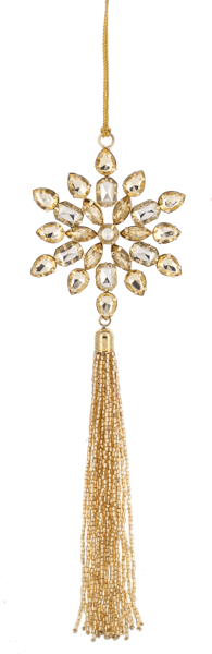 Snowflake w/Tassel Ornaments