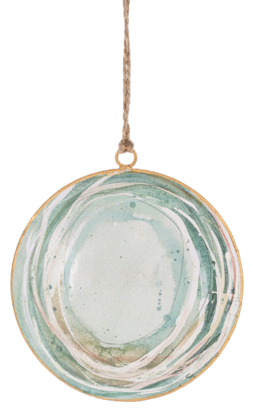 Watercolor Holy Family Disk Ornaments