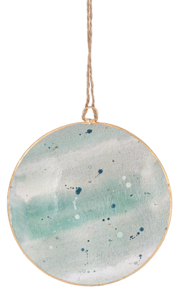 Watercolor Holy Family Disk Ornaments