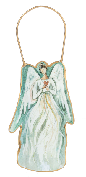 Watercolor Angel Ornaments