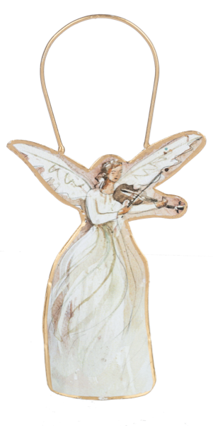 Watercolor Angel Ornaments