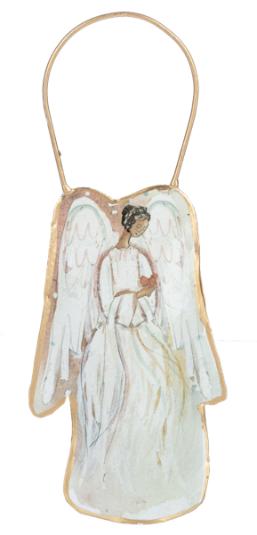 Watercolor Angel Ornaments