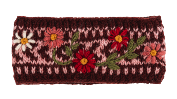 Embroidered Winter Headbands