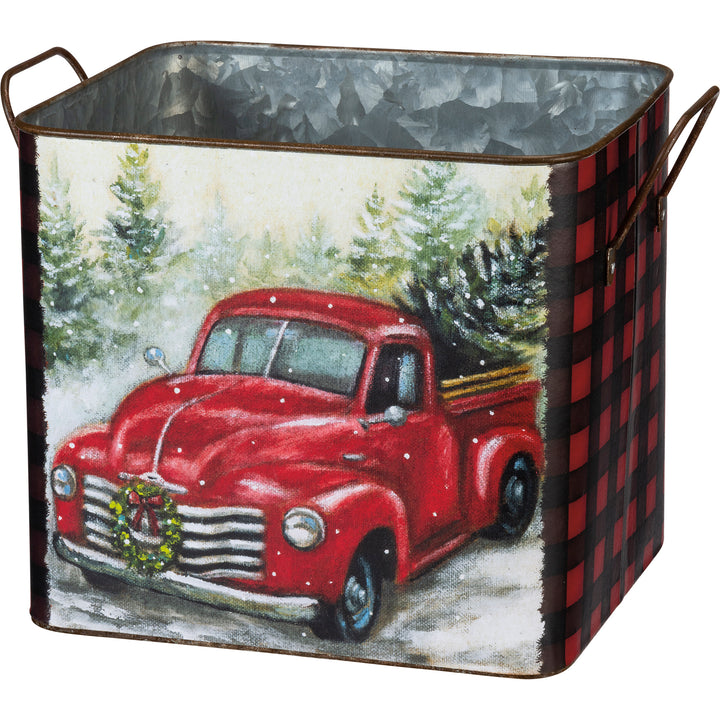 Bin Set - Christmas Farm