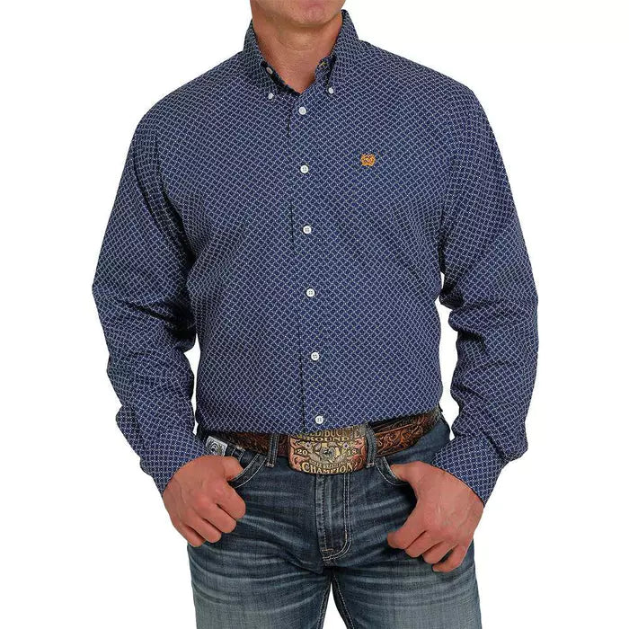 Men's Long Sleeve Shirt -  Royal