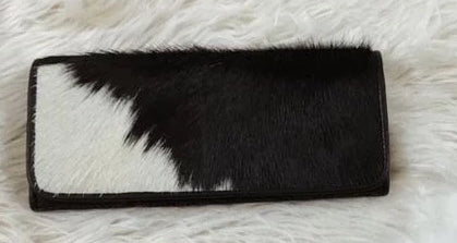 Juan Antonio Wallet - Hair On Black / White