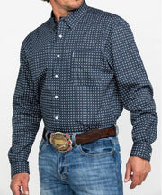 Cinch - Men's Long Sleeve Shirt - Navy