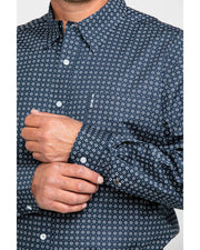 Cinch - Men's Long Sleeve Shirt - Navy