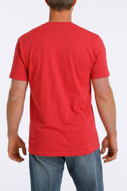 Cinch - Men's Short Sleeve T-Shirt - Heather Red