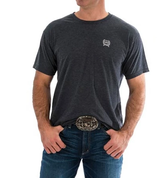 Cinch Men's Short Sleeve T-Shirt - Charcoal