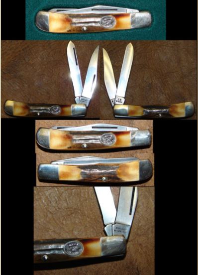 Knife - Stag Small Trapper- 3" - Moore Maker