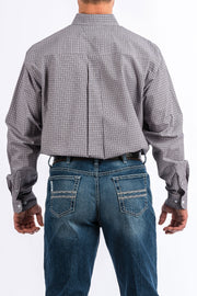 Cinch - Men's Long Sleeve Shirt - Lavender and Black