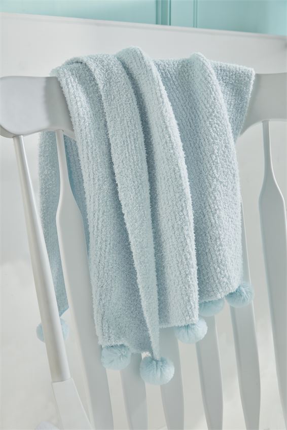 Blue Chenille Blanket