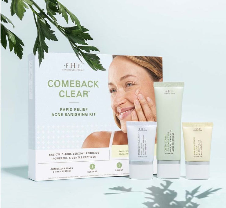 Comeback Clear Rapid Relief Acne Kit