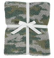 Chenille Camo Blanket