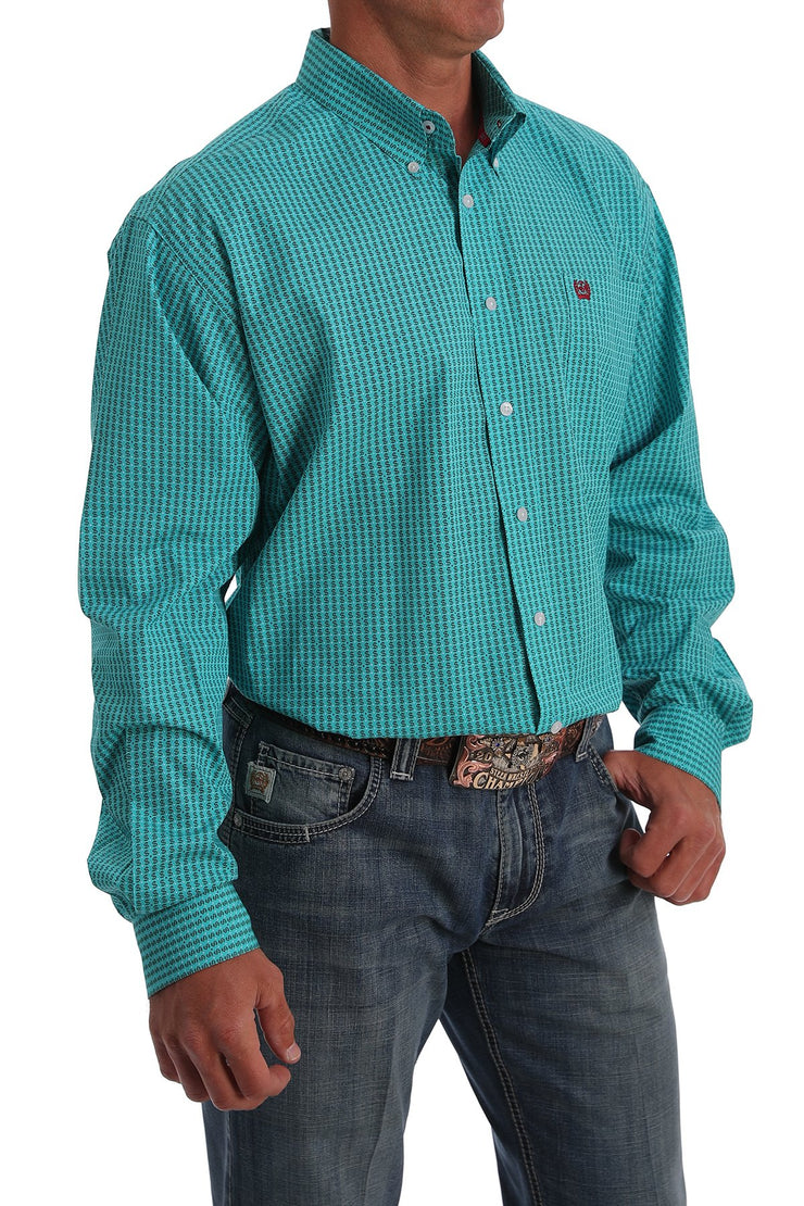 Cinch - Men's Long Sleeve Shirt - Blue