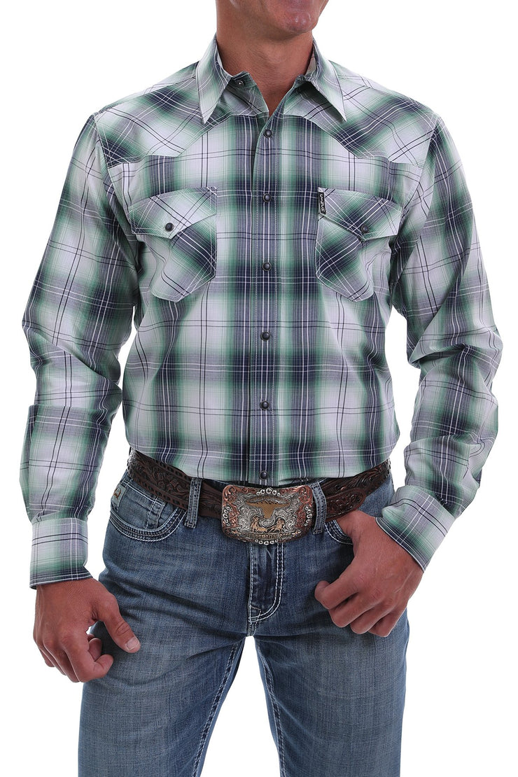 Cinch - Men's Long Sleeve Shirt - Green