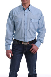 Cinch - Men's Long Sleeve Shirt - Light Blue