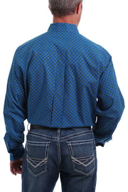 Cinch - Men's Long Sleeve Shirt - Royal Blue