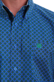 Cinch - Men's Long Sleeve Shirt - Royal Blue