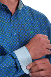 Cinch - Men's Long Sleeve Shirt - Royal Blue