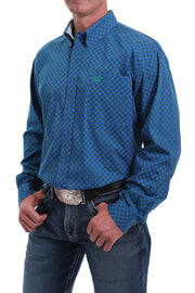 Cinch - Men's Long Sleeve Shirt - Royal Blue