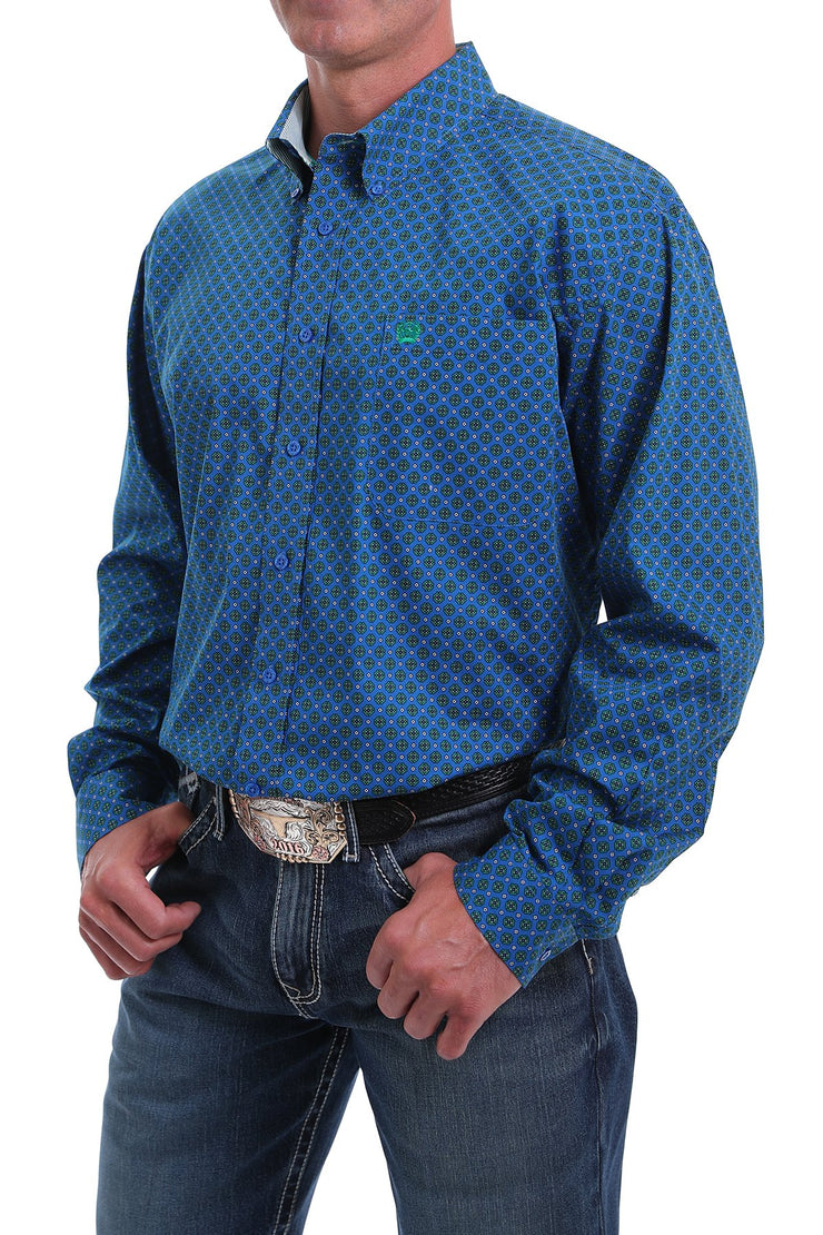 Cinch - Men's Long Sleeve Shirt - Royal Blue