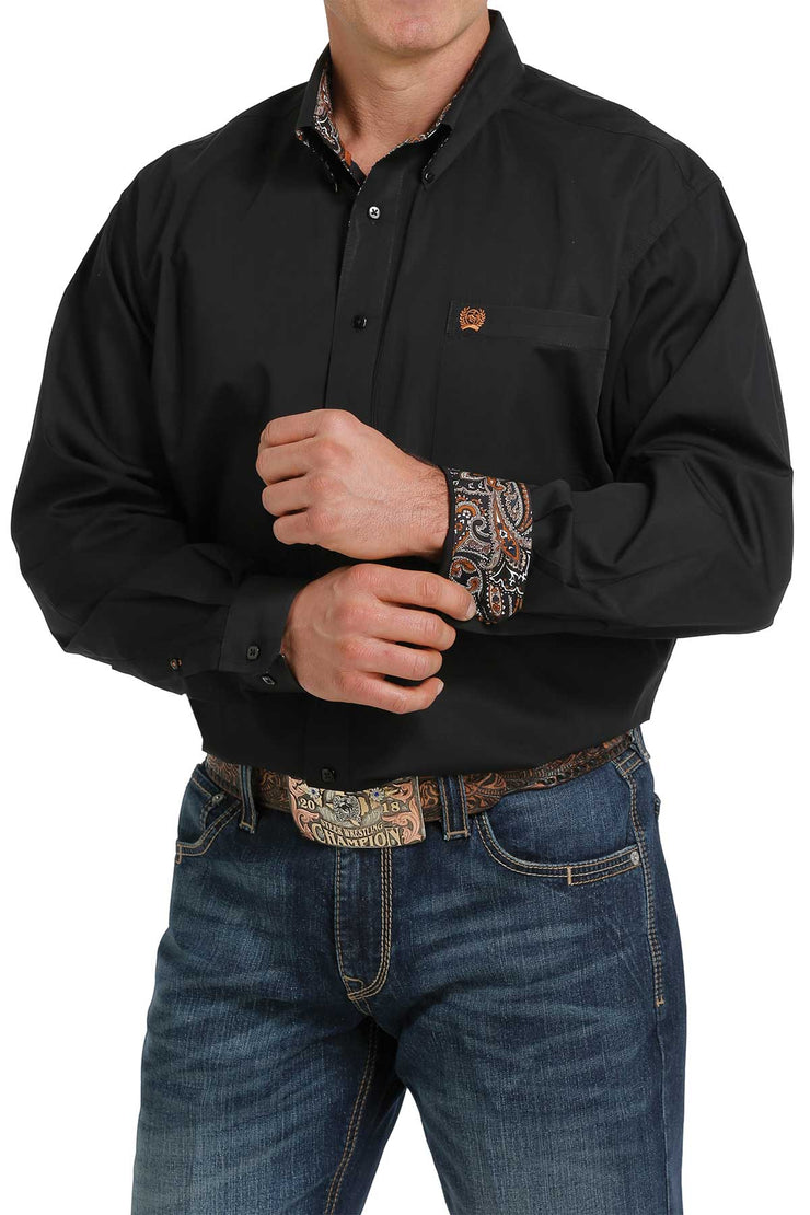 Cinch - Men's Long Sleeve Shirt - Black