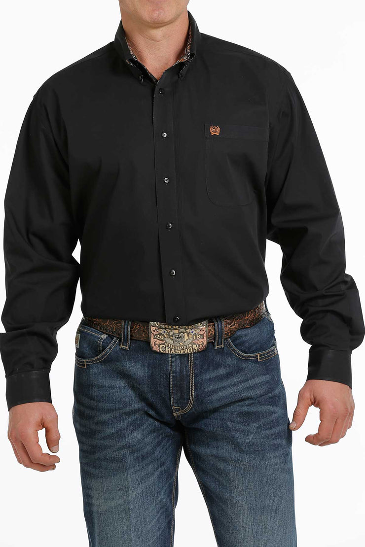 Cinch - Men's Long Sleeve Shirt - Black
