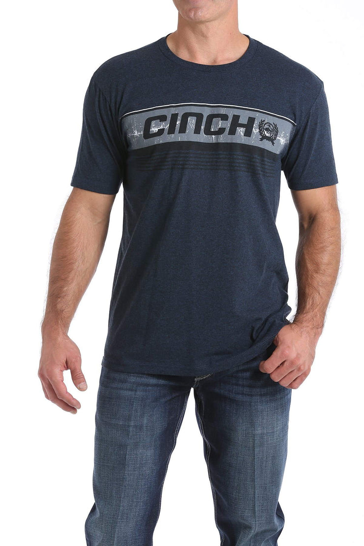 Cinch Men's Short Sleeve T-Shirt - Navy