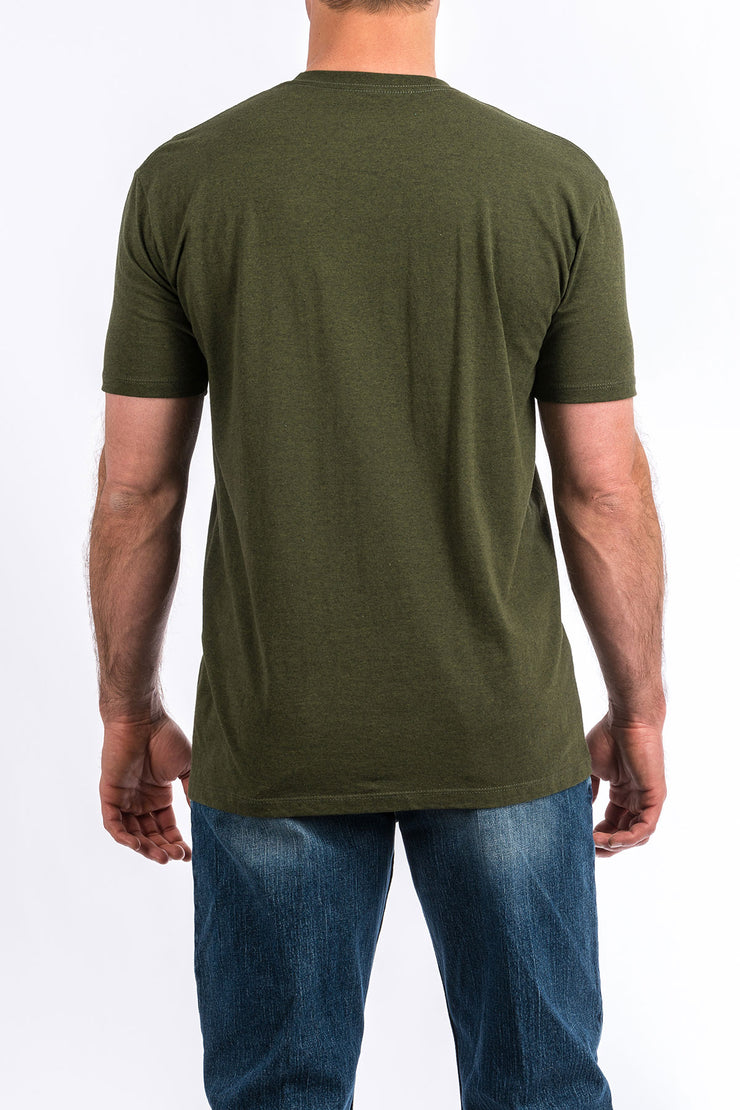 Cinch Men's Short Sleeve T-Shirt - Olive Green