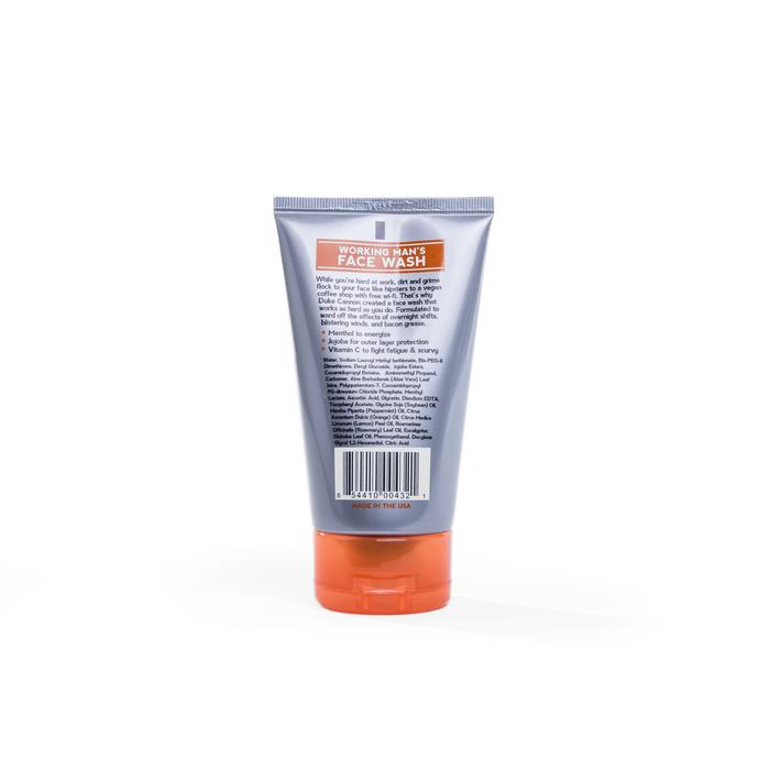 Duke Cannon Working Man's Face Wash - Citrus