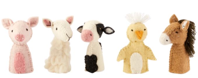 Barnyard Finger Puppet Set