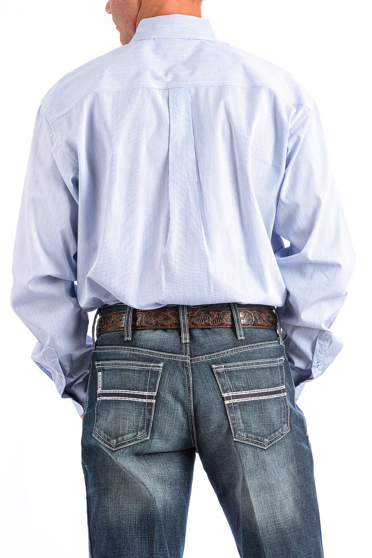 Cinch - Men's Long Sleeve Shirt - Blue
