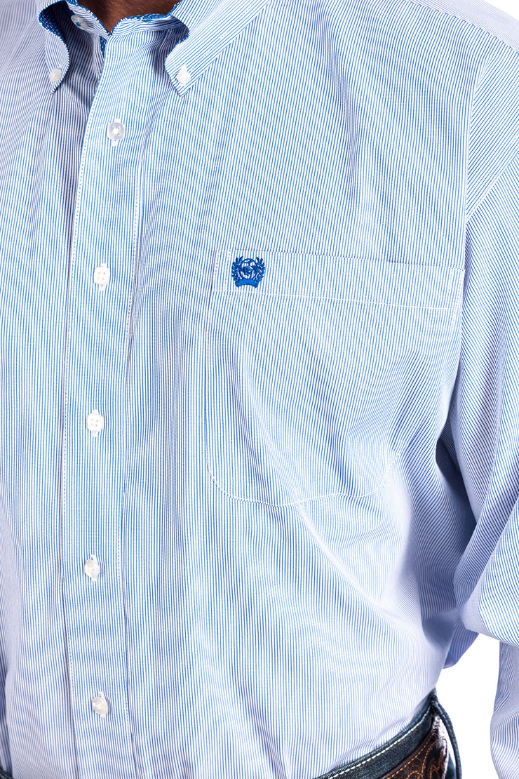 Cinch - Men's Long Sleeve Shirt - Blue