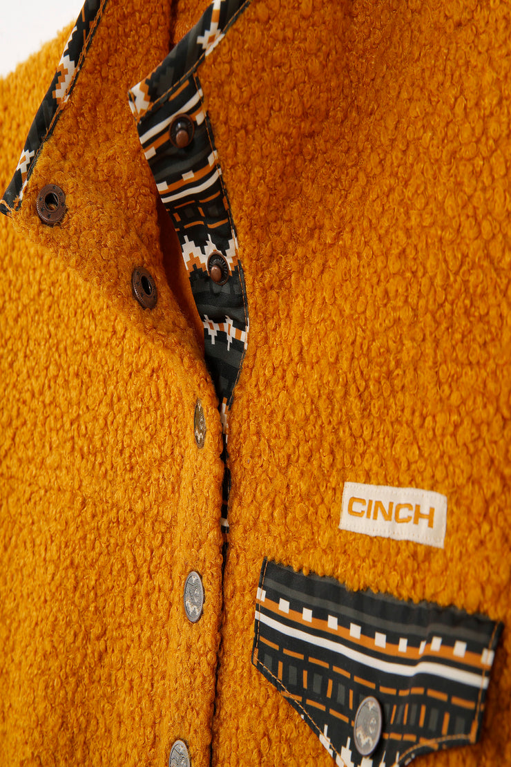 Cinch Women's Polar Fleece Pullover - Gold
