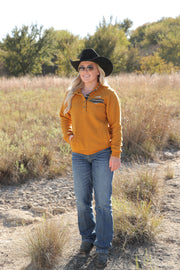 Cinch Women's Polar Fleece Pullover - Gold