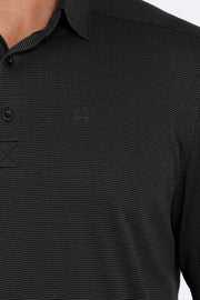 Cinch Men's Short Sleeve ArenaFlex Polo - Black