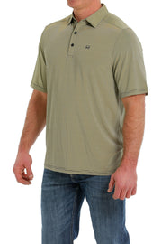 Cinch Men's Short Sleeve ArenaFlex Polo - Yellow