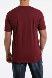 Cinch Men's Short Sleeve T-Shirt - Maroon