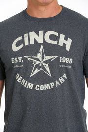 Cinch Men's Short Sleeve T-Shirt - Heather Navy