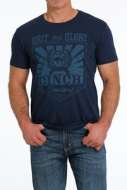 Cinch Men's Short Sleeve T-Shirt - Navy