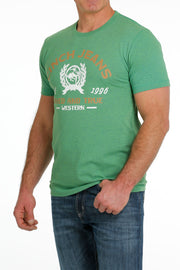 Cinch Men's Short Sleeve T-Shirt - Heather Green