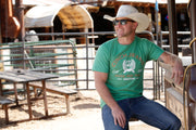 Cinch Men's Short Sleeve T-Shirt - Heather Green