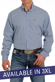 Cinch - Men's Long Sleeve Shirt - Blue