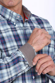 Cinch Men's Long Sleeve Shirt - Navy