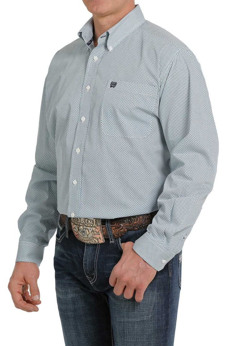 Cinch - Men's Long Sleeve Shirt - Blue